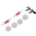 Aquarium Check Valve Fish Tank Oxygen Tube Suction Cups Set Aquarium ...