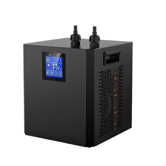 Aquarium Chiller 79Gal 1/3 H Water Chiller For Hydroponics System Home Use Axolotl Fish Coral Shrimp With Pump And Pipe ,Tool