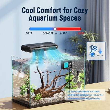 Aquarium Chiller Fan - Smart Temperature Control for Fish Tanks