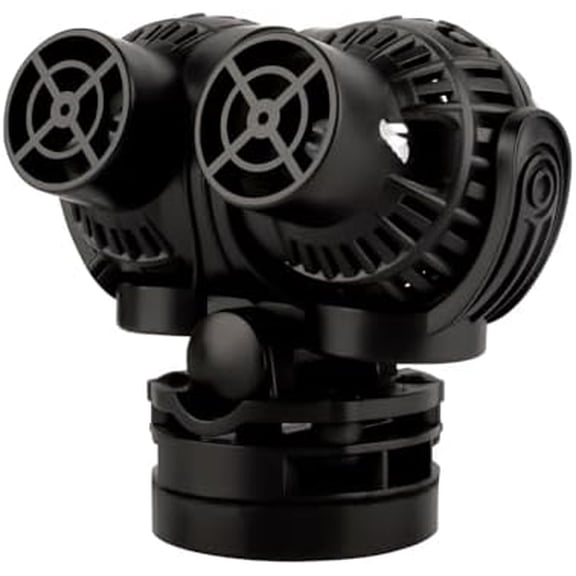 Aquarium Circulation Pump Wave Maker Power Head with Magnetic Mount Suction for 20-75 Gallon Saltwater Freshwater Tank (1600 GPH, Black)