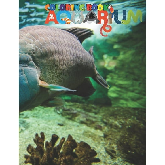Aquarium : Coloring Book for Adults with Fun, Easy, and Relaxing (Paperback)