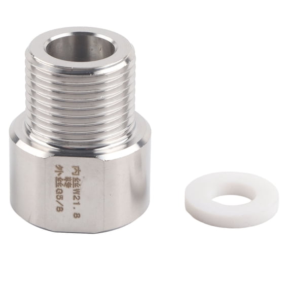 Aquarium Connector, Converter Silver CO2 Regulator Adapter, CO2 With High Elasticity For Aquarium Fish Tank