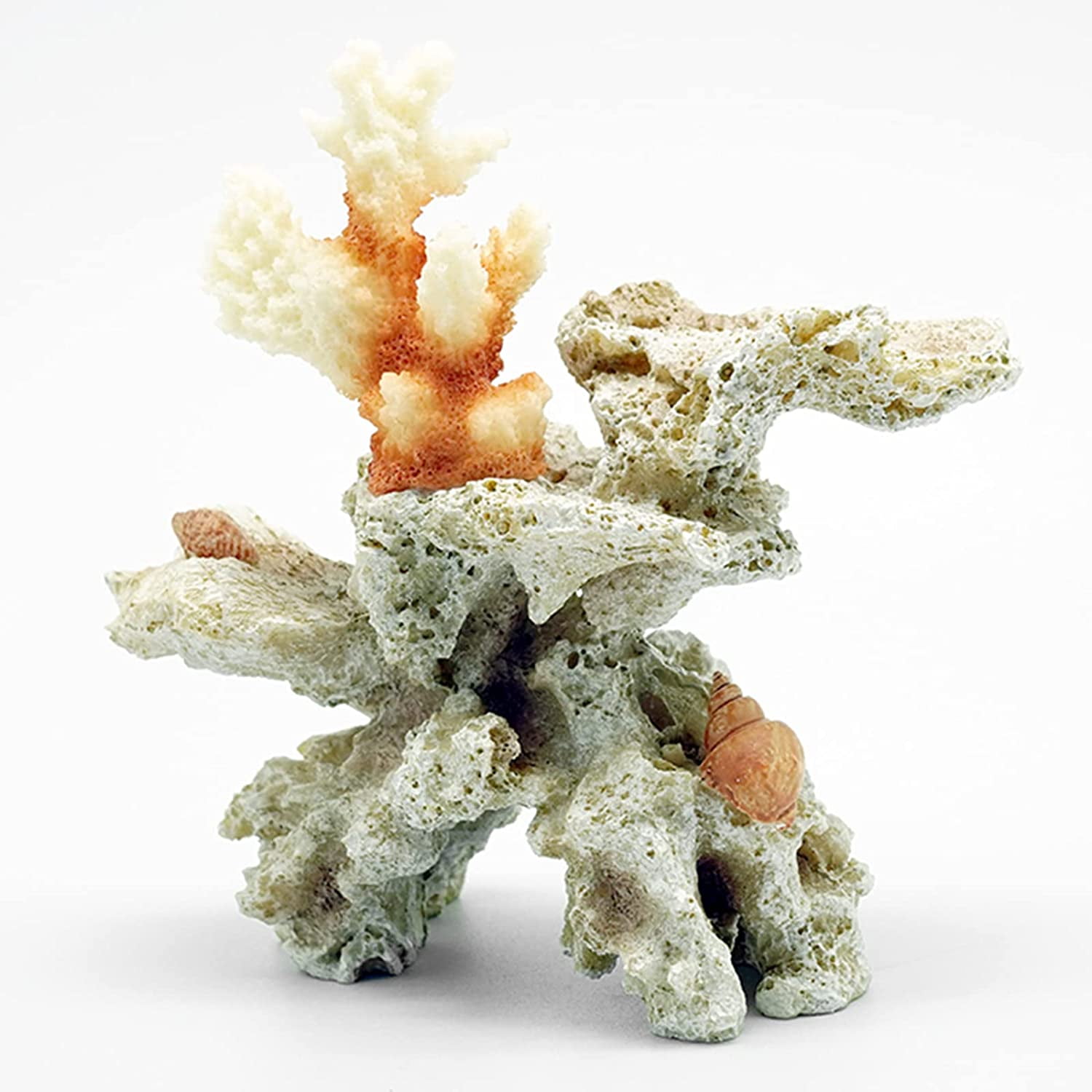 Aquarium Coral Reef Ornament, Resin Coral Reef for Theme Decoration Fish Tank Aquarium Landscape