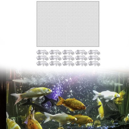 Aquarium Cover, Aquarium Screen Net, DIY Air Screen Net, Pet Balcony Net, Multifunction Durable Fish Tank Screen Net, Mesh Netting 160x106cm