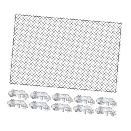 Aquarium Cover, Aquarium Screen Net, DIY Air Screen Net, Pet Balcony Net, Multifunction Durable Fish Tank Screen Net, Mesh Netting 80x106cm