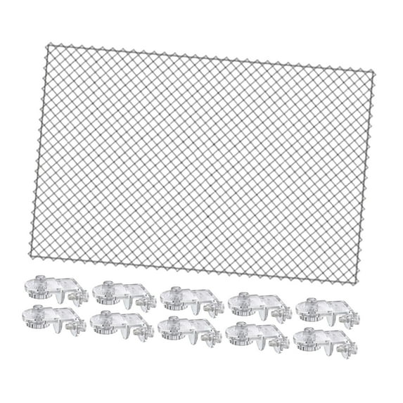 Aquarium Cover, Aquarium Screen Net, DIY Air Screen Net, Pet Balcony Net, Multifunction Durable Fish Tank Screen Net, Mesh Netting 80x106cm