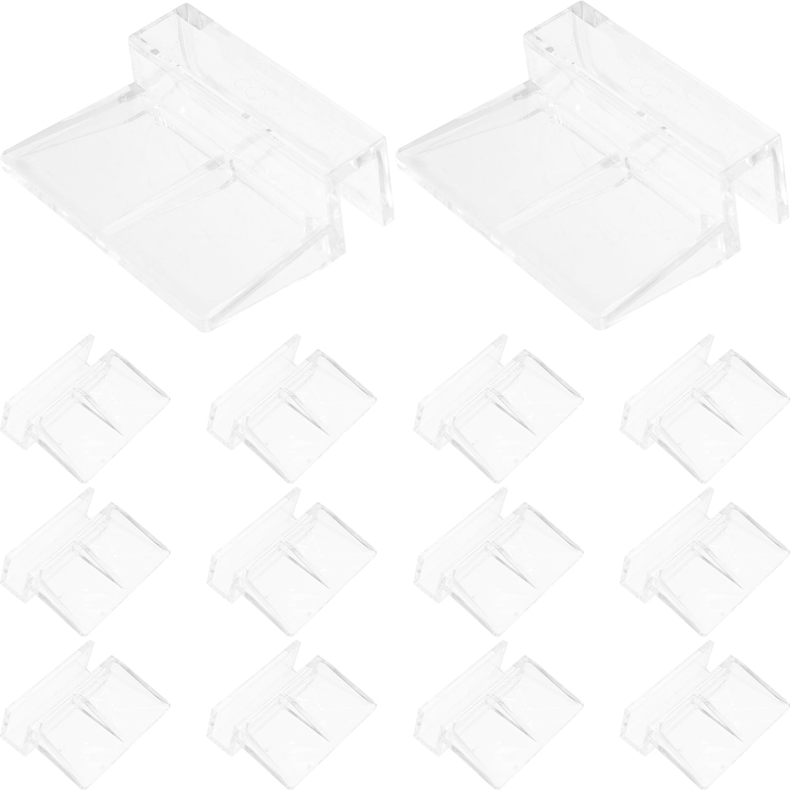 Aquarium Cover Bracket Glass Lid Clips Fish Tank Supports 16 Pcs