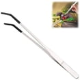 thumbnail image 1 of Aquarium Curved Feeding Tweezers for Reptiles with Rubber Tip, Terrarium Feeding Tongs, 1 of 4