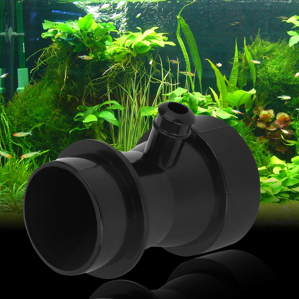 Aquarium DIY Plastic Black Protein Skimmer Venturi Tube Separator