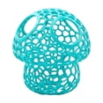 thumbnail image 1 of Aquarium Decor Ornament, Turquoise Hollow Mushroom Shape, 1 Pack Fish Tank Hiding Cave Shelter, for Betta Fish Small Shrimp Fry Rest Breeding Hideout Decor to Simulate Natural Underwater Landscape, 1 of 8