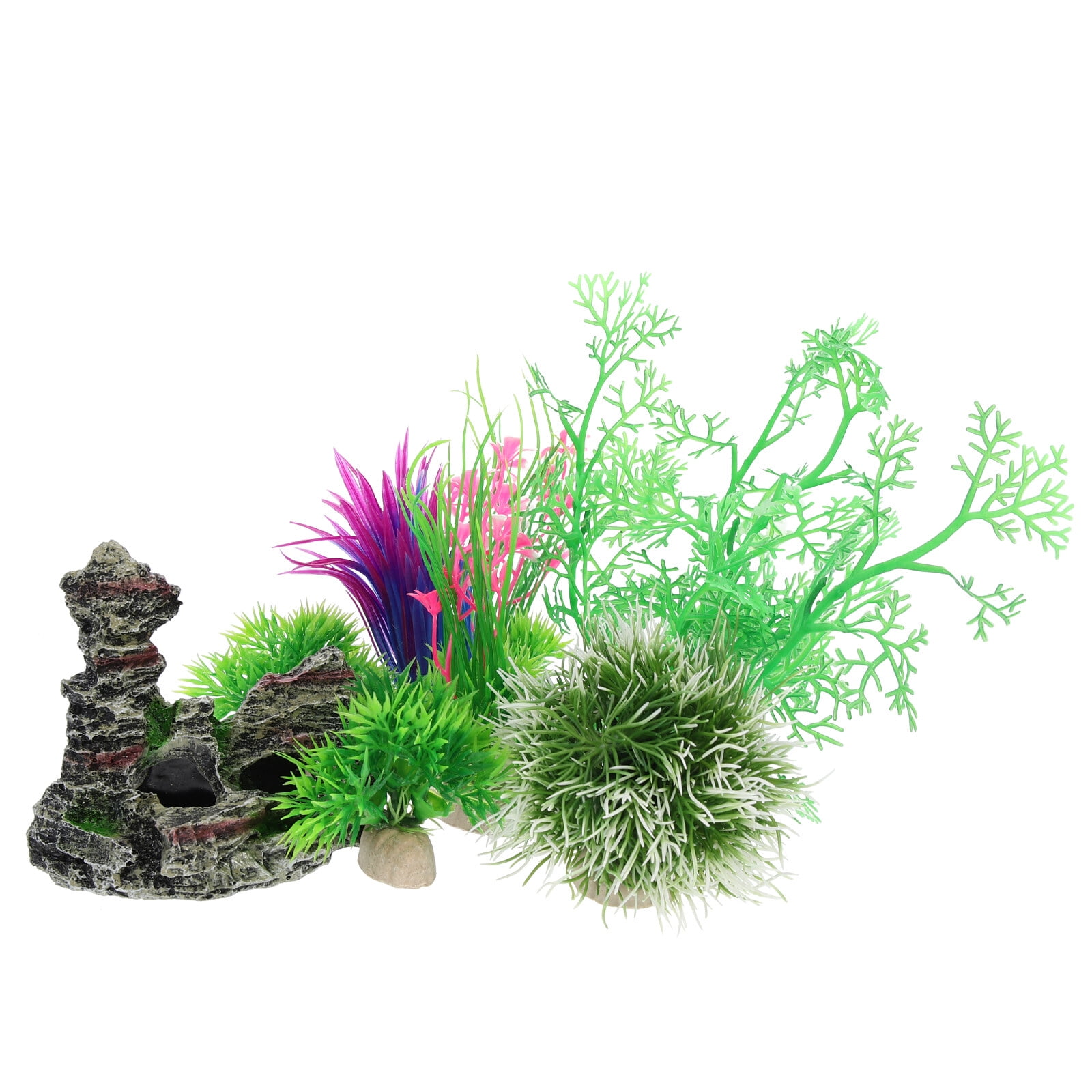 Aquarium Decoration Fish Tank Landscape Prop Fake Plants Decorations