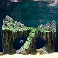 thumbnail image 1 of Resin -Aquarium Decoration Fish Tank Simulated Rock Mountain Ornament Rocks Cave for Fish Rest Hide Play Breed,A, 1 of 7