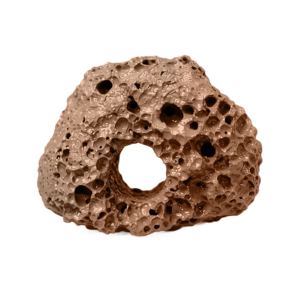 Aquarium Decorations, Aquarium Rocks for Fish Tank, Plant Holder for Fish Tank, Fish Rocks for Aquarium, Irregular Shaped Porous Red Volcanic Stone 2X2X2 Inch Large Planting