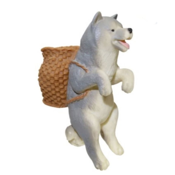 Aquarium Decorations Basket Dog Figurine Fishtanks Hanging Decor Landscaping Statue Aquariums Ornament Office Desk Decor