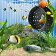 thumbnail image 1 of Aquarium Decorations Fish Tank Tunnel, 1 Pack, Floating Betta Cave with Suction Cup, Hideout for Small Fish Shrimp, Black, 3.1 x 2 Inch, 1 of 5