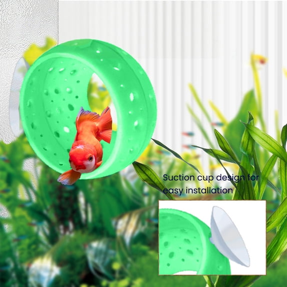 Aquarium Decorations Fish Tank Tunnel With Suction Cups for Underwater Scenery and Fish Play Hideout