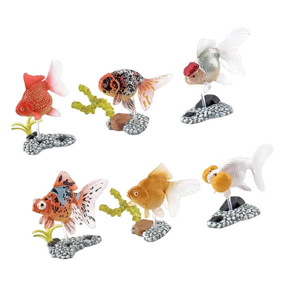 Aquarium Decorations FishTank Landscaping Artistic Statues Accessories Cartoon Fish Ornaments