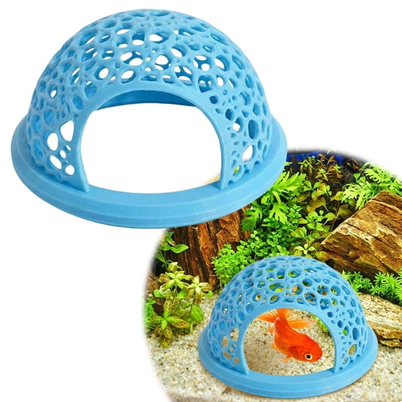 Aquarium Decorative Stones Floating Hideout Cave Feeder for Betta Fish Tank Decor