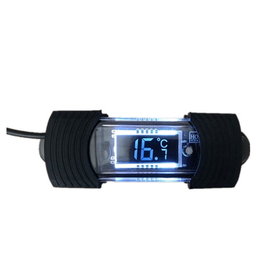 Aquarium Digital Fish Tanks Thermometers with Probe Large Numbers Suck Inside of Terrarium