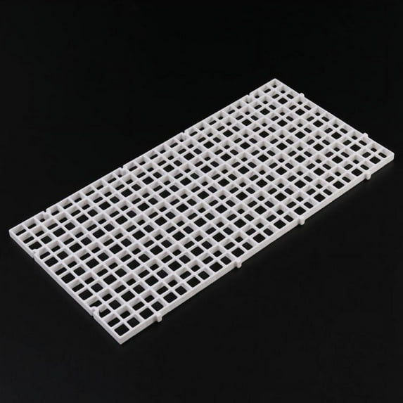 Aquarium Divider Tray Plastic Isolation Plate Grid Board Fish Tank Dividers for Mix Breeding 11.8x5.9 In Bottom Filter