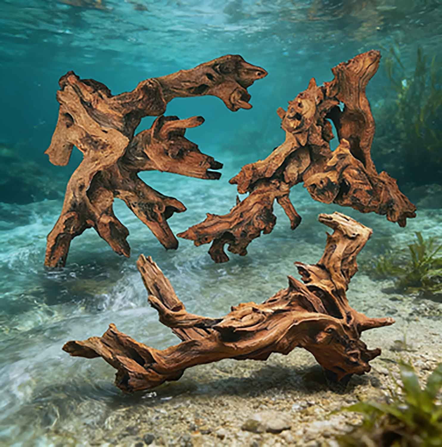 Aquarium Driftwood Natural Trunk Assorted Branches Reptile Wood Decor Terrarium Ornament Fish Tank Decoration