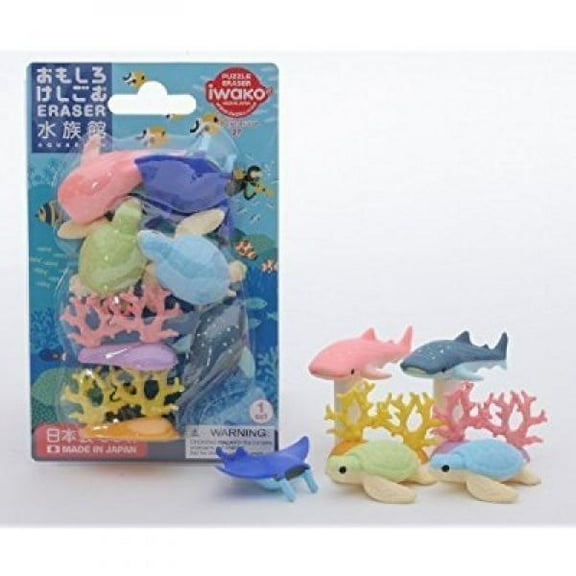 Aquarium Eraser Card