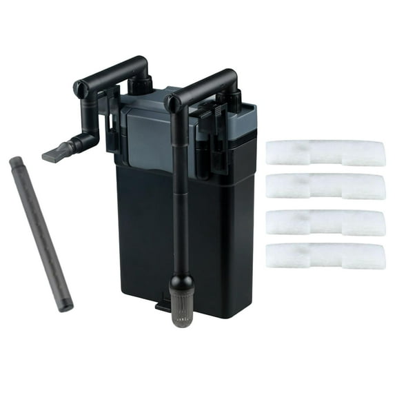 Aquarium External Canister Filter Adjustable Water Flow Turtle Tank Filter Barrel Outside Aquarium for 20-40cm, 40-60cm, 60-80cm Aquariums 160x245x60mm