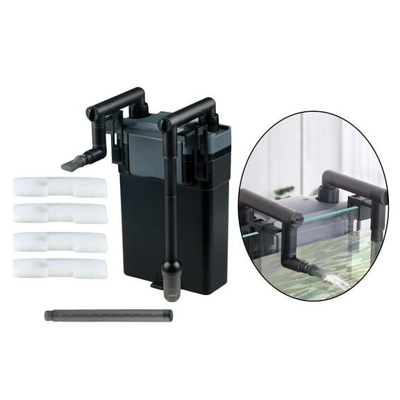 Aquarium External Canister Filter Adjustable Water Turtle Tank Filter Barrel Outside Aquarium for 20-40cm, 40-60cm, 60-80cm Fish Tanks 160x245x60mm