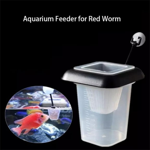 Aquarium Feeding Ring Floating Rings Food Feeder Feeding Trough Square with Suction Cup for Fish Feeder