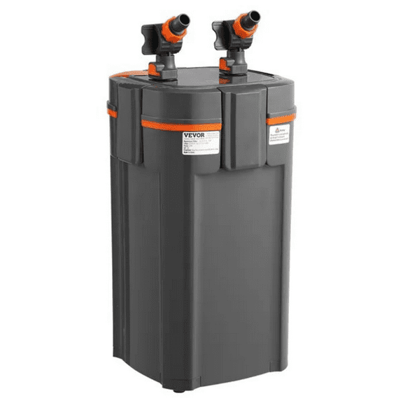 Aquarium Filter 264GPH, 3-Stage Canister Filter 75 Gallon, Ultra-Quiet Internal Aquarium Filter with UV Protection, Submersible Power Filter with Multiple Function for Fish Tanks, 11W
