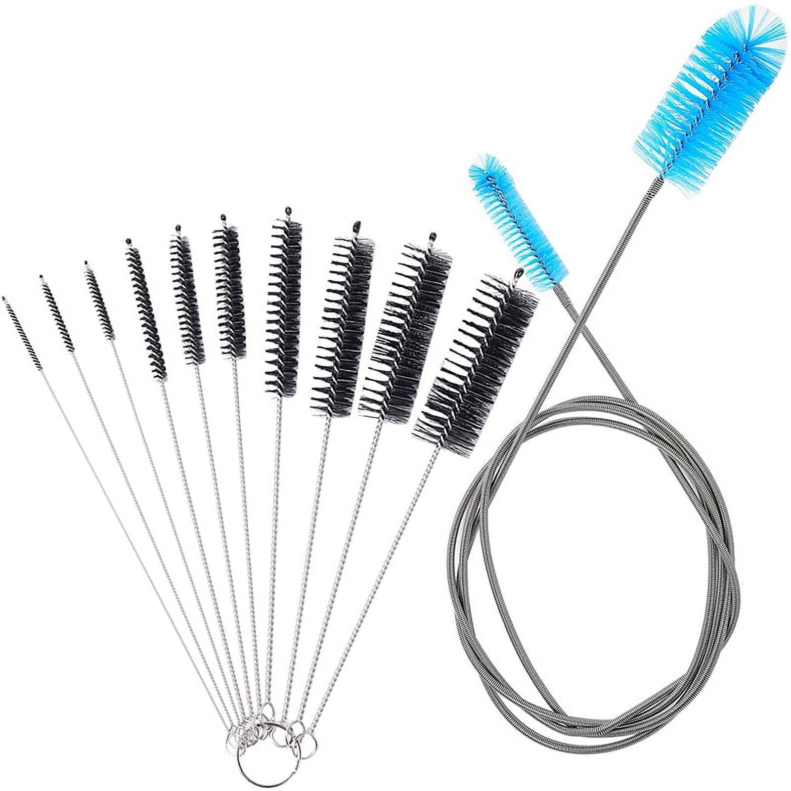Aquarium Filter Brush Set Flexible Double Ended Bristles Hose Pipe
