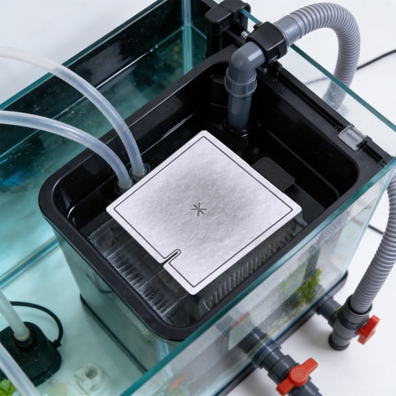 Aquarium Filter Cartridge Refill, Activated Carbon & Zeolite Media for External Canister Filters, Water Polishing Pad Removes Impurities, Odors, Improves Clarity, for Fish Tank,4.92in