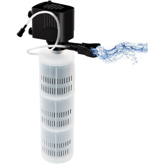 Stunning Submerged Canister Filter For 55 Gallon Aquarium image