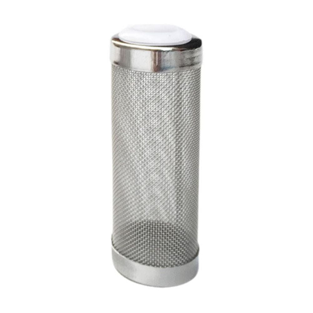 Water Intake Inmages Aquarium Filter Mesh Cover with Stainless Steel Guard, Shrimp Fry and ...