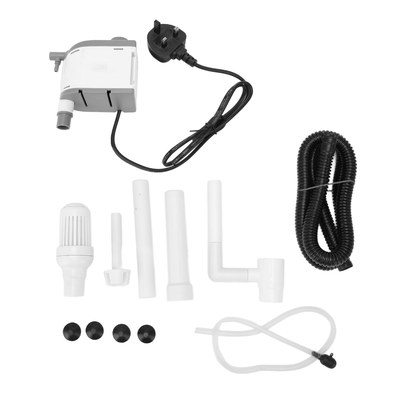 Aquarium Filter Pump 3 in 1 Quiet Fish Tank Oxygen Aerator Pump Submersible Water Pump with 4