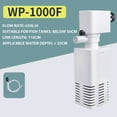 thumbnail image 1 of Aquarium Filter Pump | 3-in-1 Water Circulation System | Efficient Purification | Built-in Compact Design | Low Energy | All-in-One Filtration | 350-1200L/H | Fits 15-32cm Depth Tanks, 1 of 9