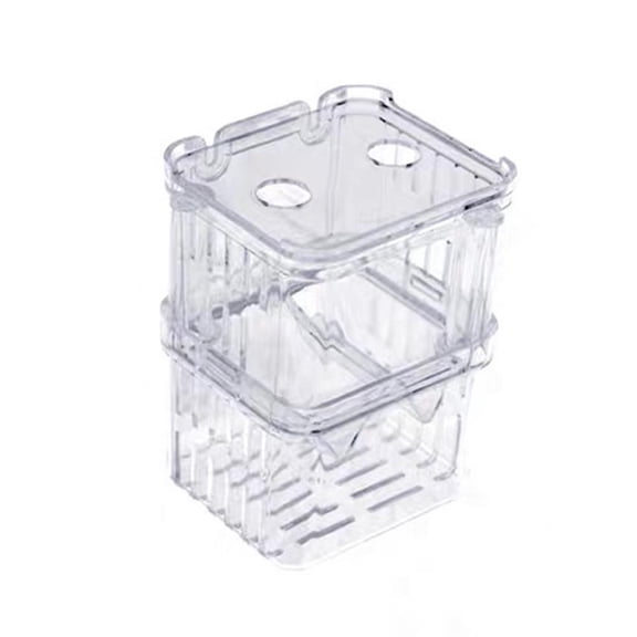 Aquarium Fish Egg Hatchery Box with Adjustable Water Level and Breathable Escape-Proof Design for Fry Incubation