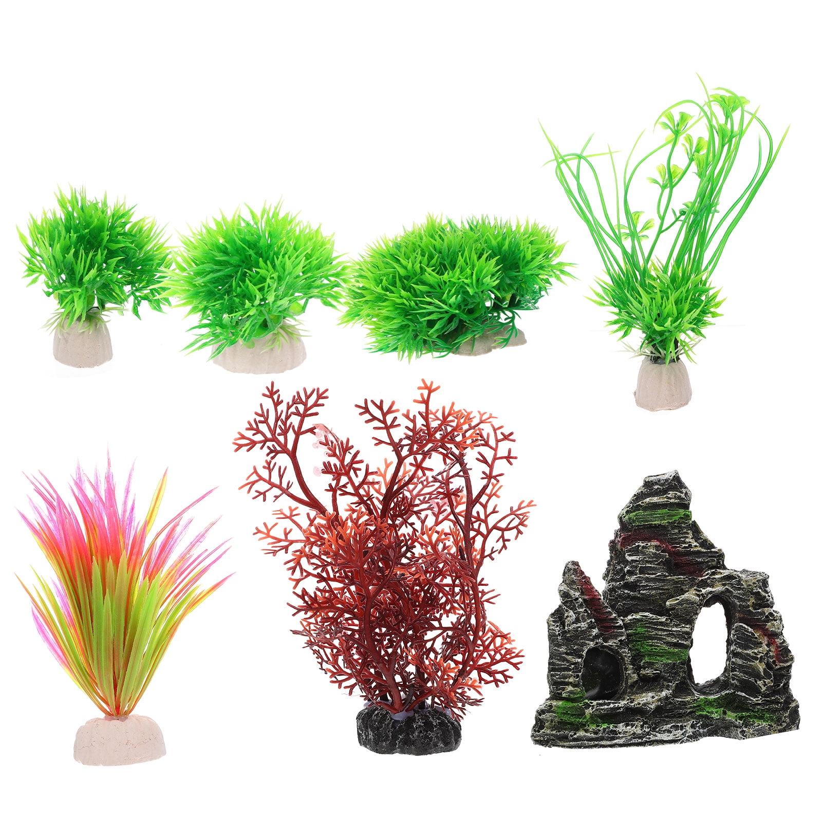 Aquarium Fish Plants Tank Plant Fake Decorations Water Artificial