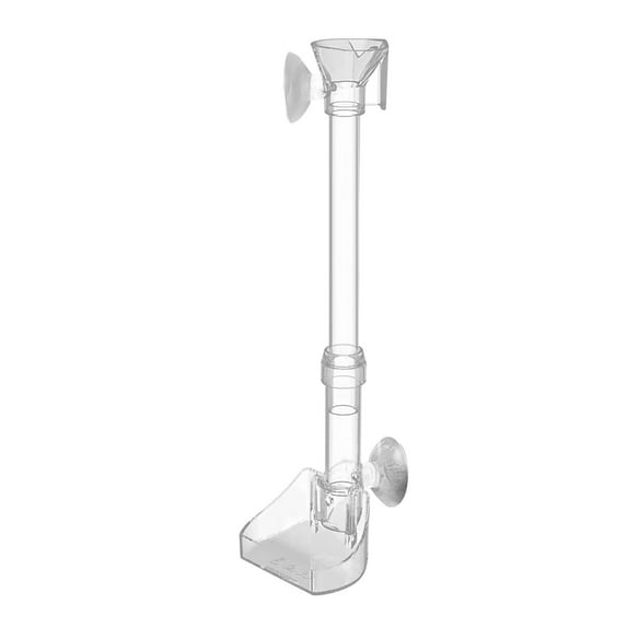 Aquarium Fish Shrimp Feeding Dish Set Clear Fish Feeder Tube and Dish with Cleaning Brush and Suction Cup for Feeding Shrimp and Preventing Food Scattering Feeding Supplies for Shrimp Large