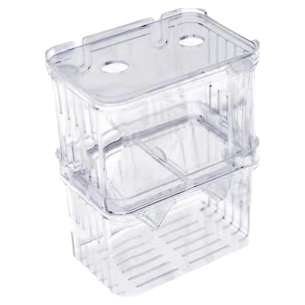 Aquarium Fish Tank Breeding Breeder Rearing Box Hatchery Isolation Case ...