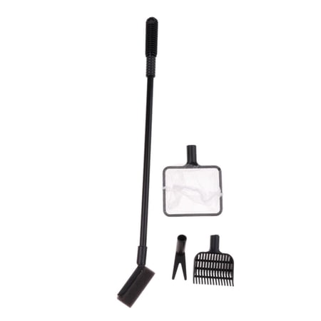 Aquarium/Fish Tank Cleaning Tool, Gravel Rake Sponge Plant Fork