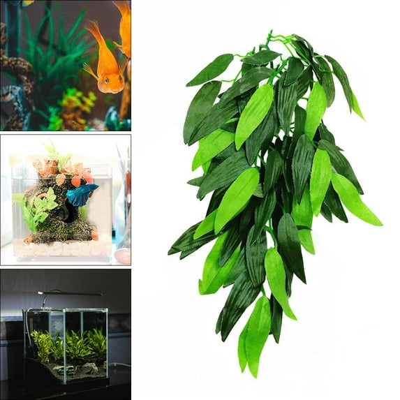 Aquarium Fish Tank Decorations Vivid Artificial Aquatic Plants Simulation Plant Multicolor for Household Accseeories , 12 in 30cm