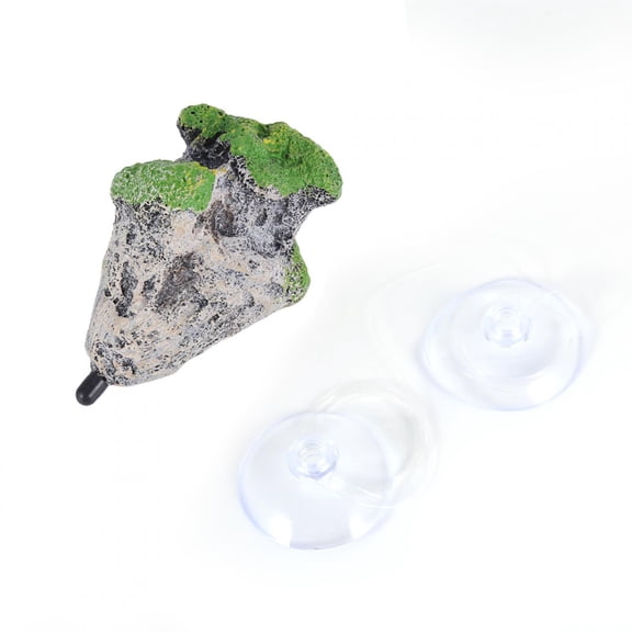 Aquarium Fish Tank Floating Rocks Ornament Landscape Moss Suspended Stone Decoration Small