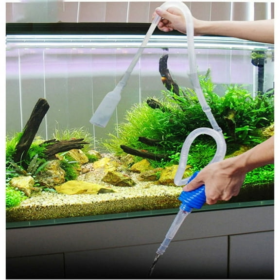 Aquarium Fish Tank Vacuum Water Change Siphon Gravel Suction Pipe Filter Fish Tank Water Change Pump Tools Filters