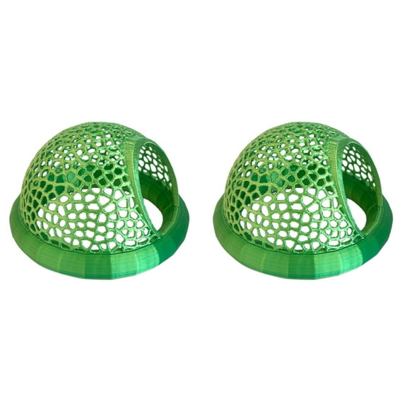 Aquarium Floating Betta Hammock & Feeding Ring - 3-in-1 Fish Tank Decor with Hideout Cave - Multi-Functional Resting Spot & Food Containment for Betta, Shrimp & Small Fish (Clear Design)