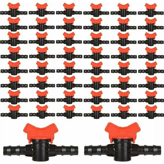 Aquarium Garden Companion: In-Line Ball Valve for Micro Irrigation, Hose Barb Connector for Gardening and Carpentry Tasks