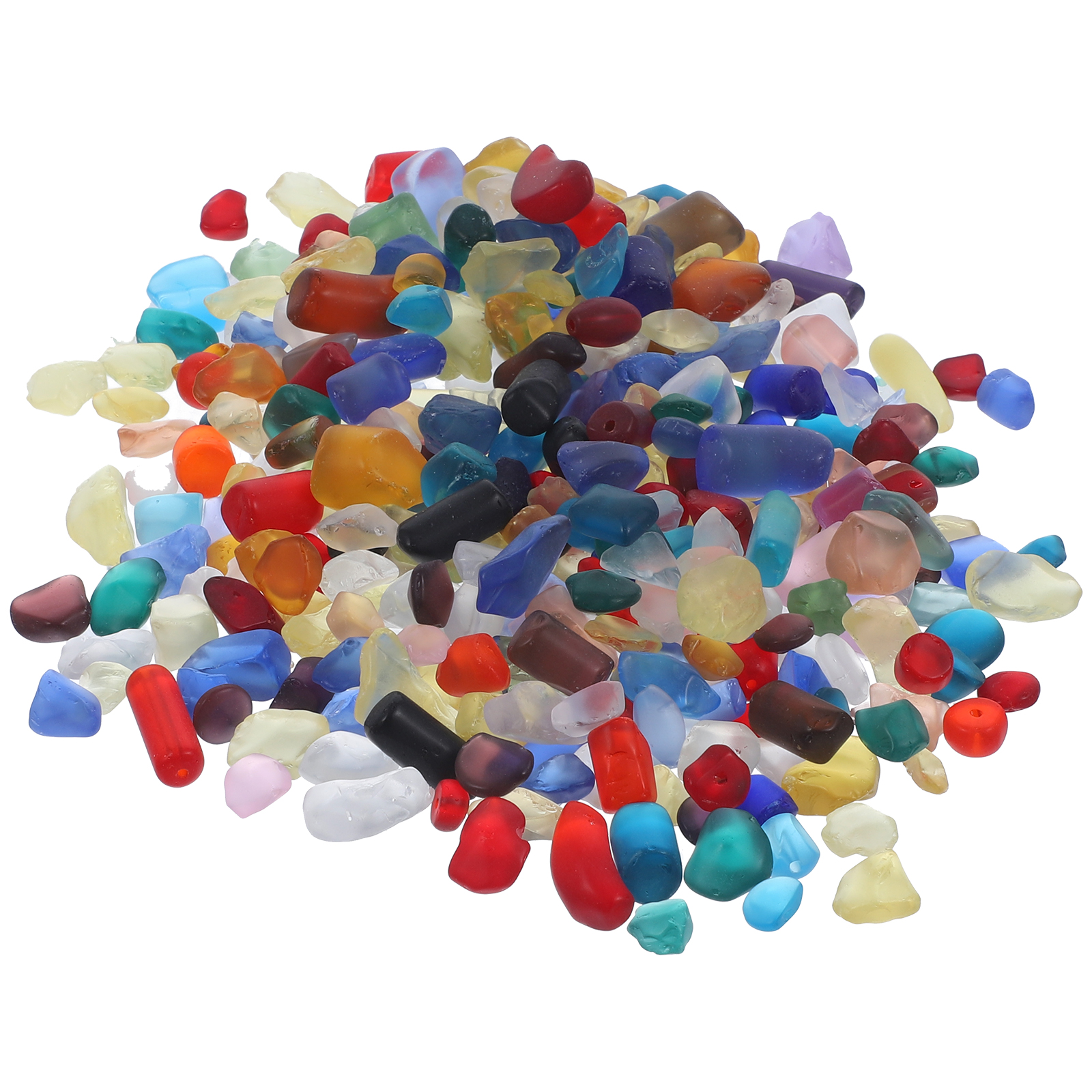 Aquarium Gravel Black Gravels Fish Tank Rock Decor Chip Quartz Glass