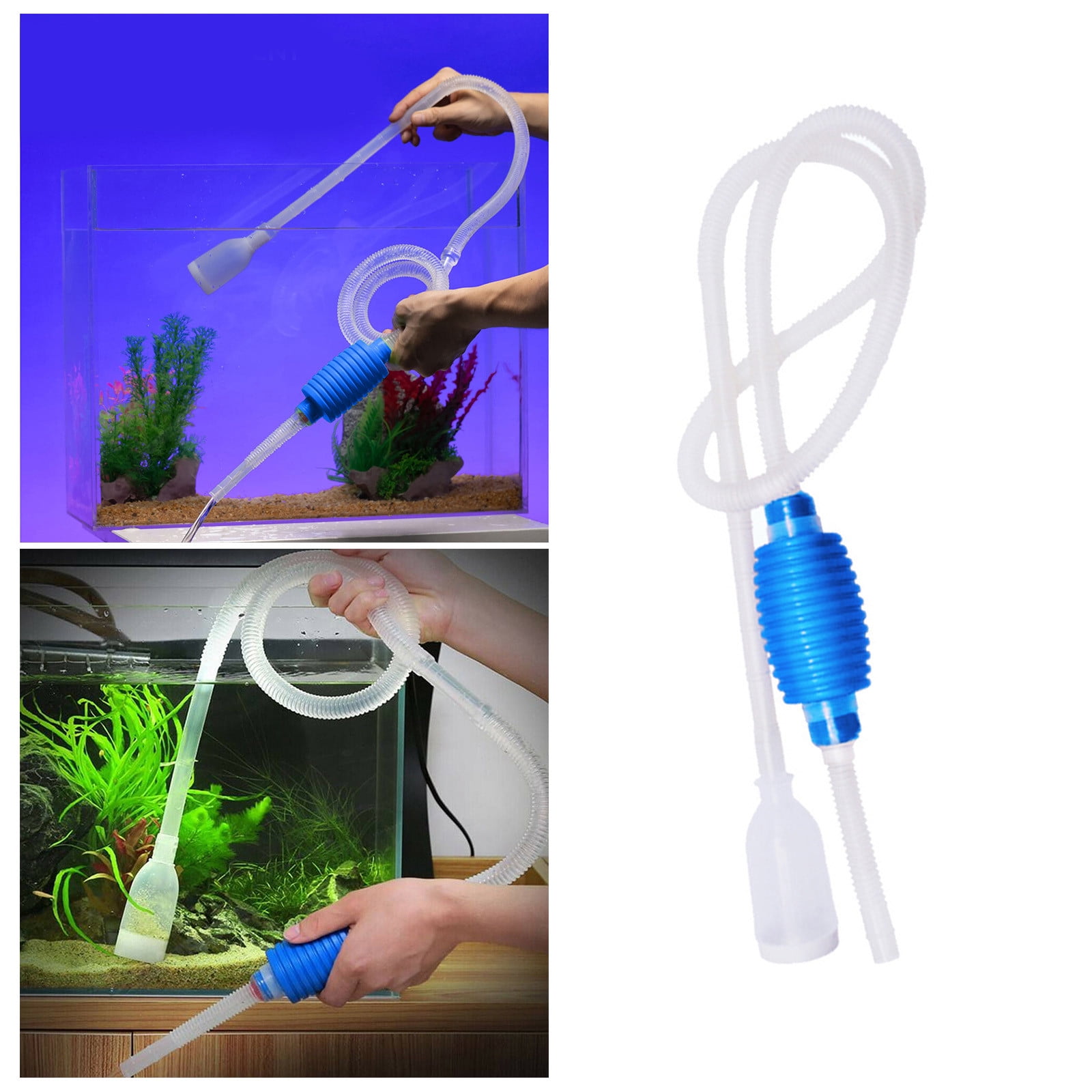 Aquarium Gravel Cleaner Fish Tank,Siphon Water Changer Fish Tank Filter for Filter Gravel