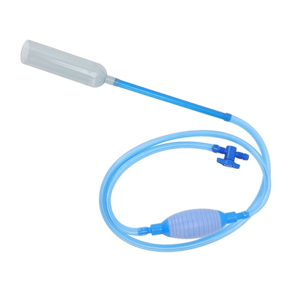 Aquarium Gravel Vacuum Siphon - Manual Fish Tank Water Changer & Gravel Cleaner Tool, 2.55m Tube for Efficient Cleaning