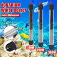 Aquarium Heater 100W Submersible Fish Tank Heater, 20100 Gallon Fish Heater Auto Thermostat